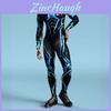 Halloween Adult Cosplay Jumpsuit With 3d Digital Print For Costume Party Fun
