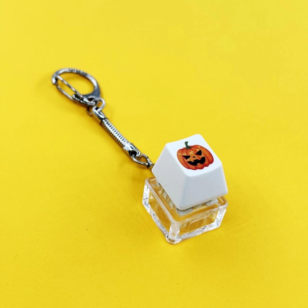 Keyboard Key Toy Party Stress Relief DIY Fidget Button Keycap Fidget Keychain Keyboard Keychain Toys Finger Keyboard