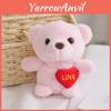Adorable Plush Bear Keychain Perfect For Valentine's Day And Qixi Festival Stylish Bag Charm