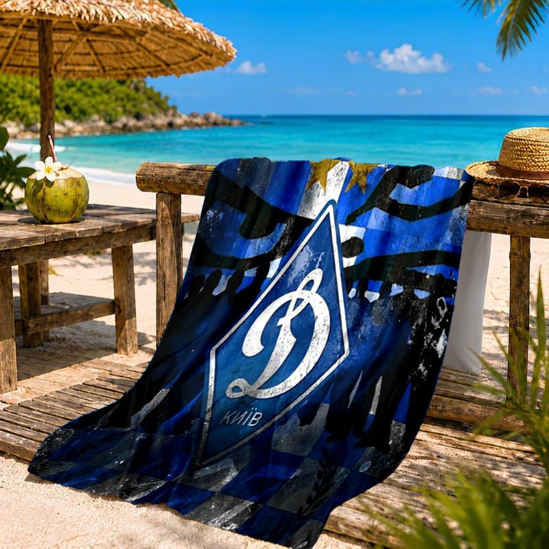 Dynamo Moscow Football Club Beach Towel, Quick-drying, Easy To Care For, Suitable for Both Fitness and Beach Vacations,Sports Essential