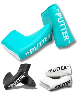 Pirona Golf Putter Cover, a Japanese Brand. Made with Premium PU Leather, It Fits Pin and Mallet Putters Up To 5cm Wide. It's Water-resistant, Has a S