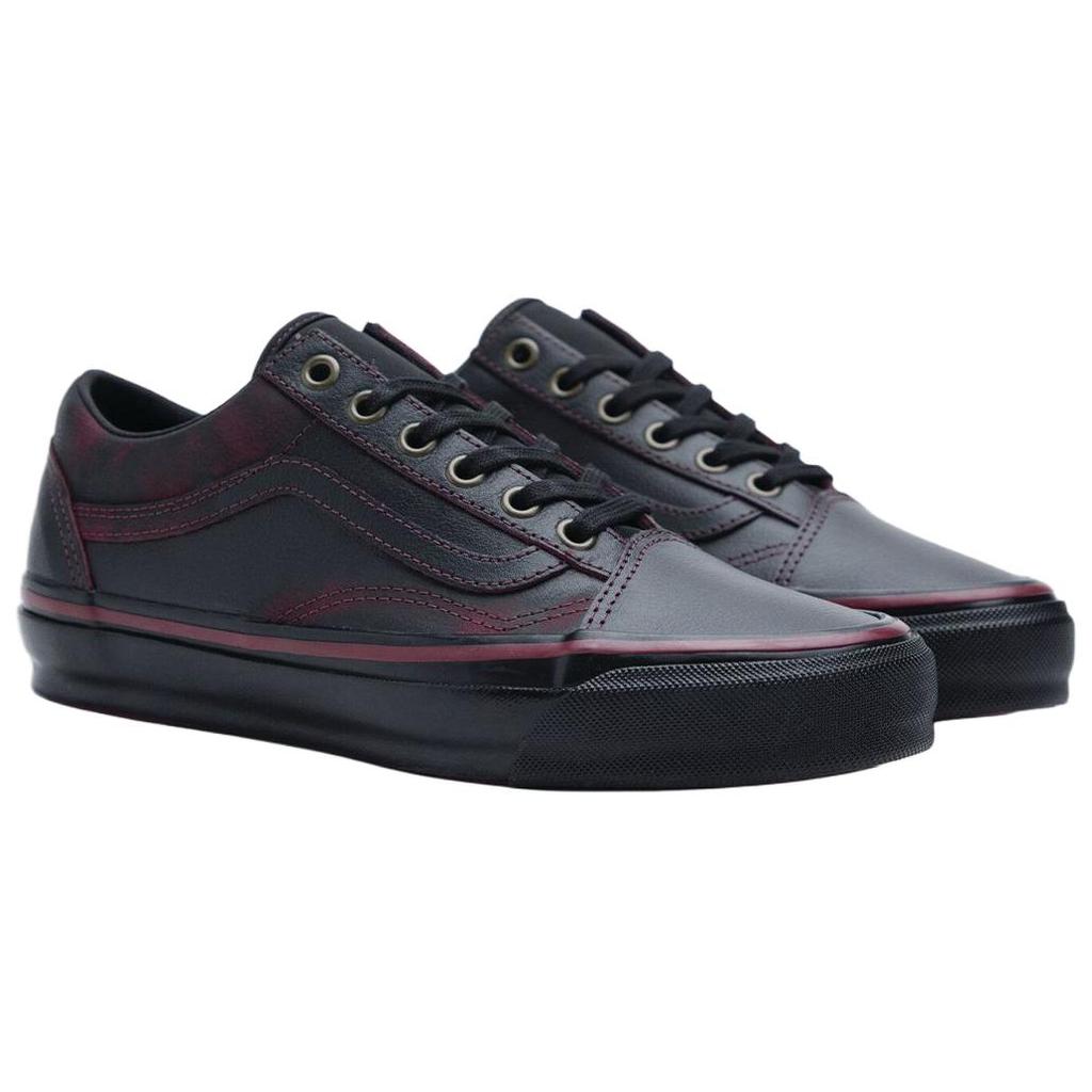 Vans Tania Cruz X Premium Old Skool 'Dark Red Rub Away' Sneakers VN000EDAKRK