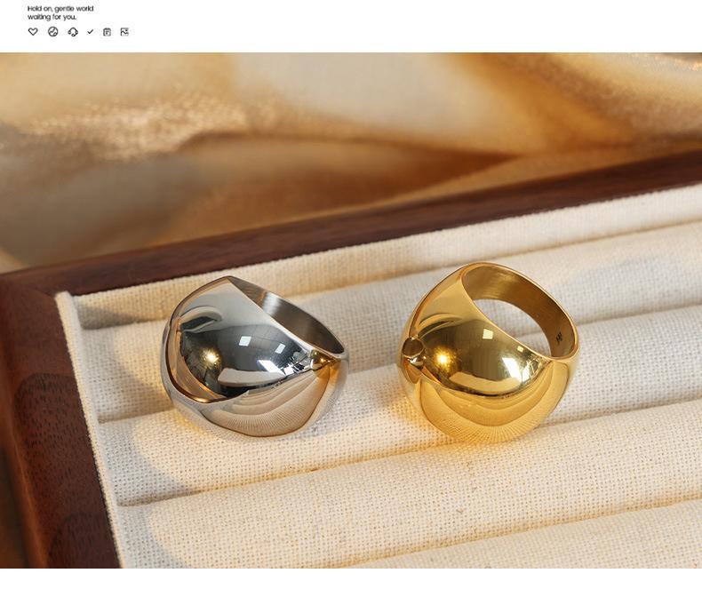 Retro Chinese Titanium Steel Couple Rings: Non-Fading, Unique Design for Women