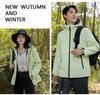 Men's and Women's Cotton-Padded Jacket: Thick, Warm, Hooded, Customizable Logo Windbreaker for Outdoor Work