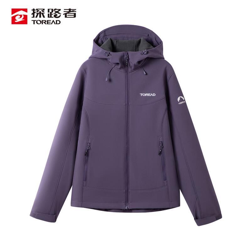 TOREAD Women's Fleece-Lined Softshell Outdoor Jacket