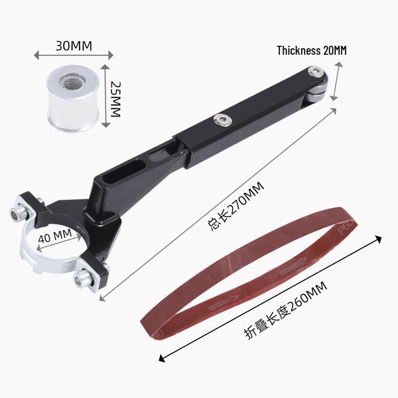 

Кронштейн для преобразования угловой шлифмашины в шлифовальную и полировальную машину для деревообработки и удаления ржавчины