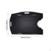 10 Pieces Double Sided ID Card Holder Heavy Duty Open Face for Lanyard Events