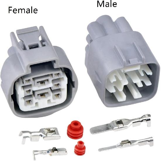 8 Pin Automotive Connector Wire Harness Socket 90980-10895 90980-10894 7283-7081-40 7282-7081-40(Female with Pin)