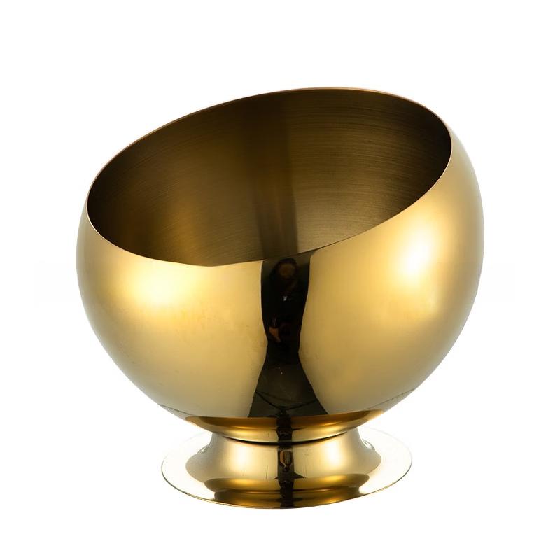 Stainless Steel Spherical Buffet Condiment Bowl