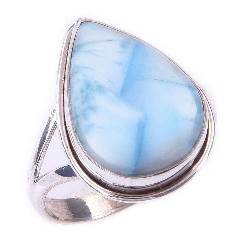 Natural Republic Larimar Gemstone 925 Solid Sterling Silver Gift Ring S.9 e1q31