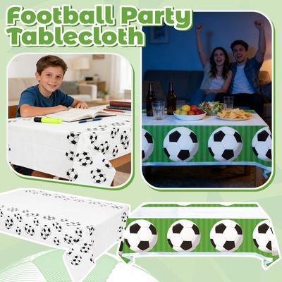 Fußball-Tischdecke Für Fußballfans Jubel, Party-Spiele, Treffen Und Fußball-Enthusiasten Beim Zuschauen von Spielen