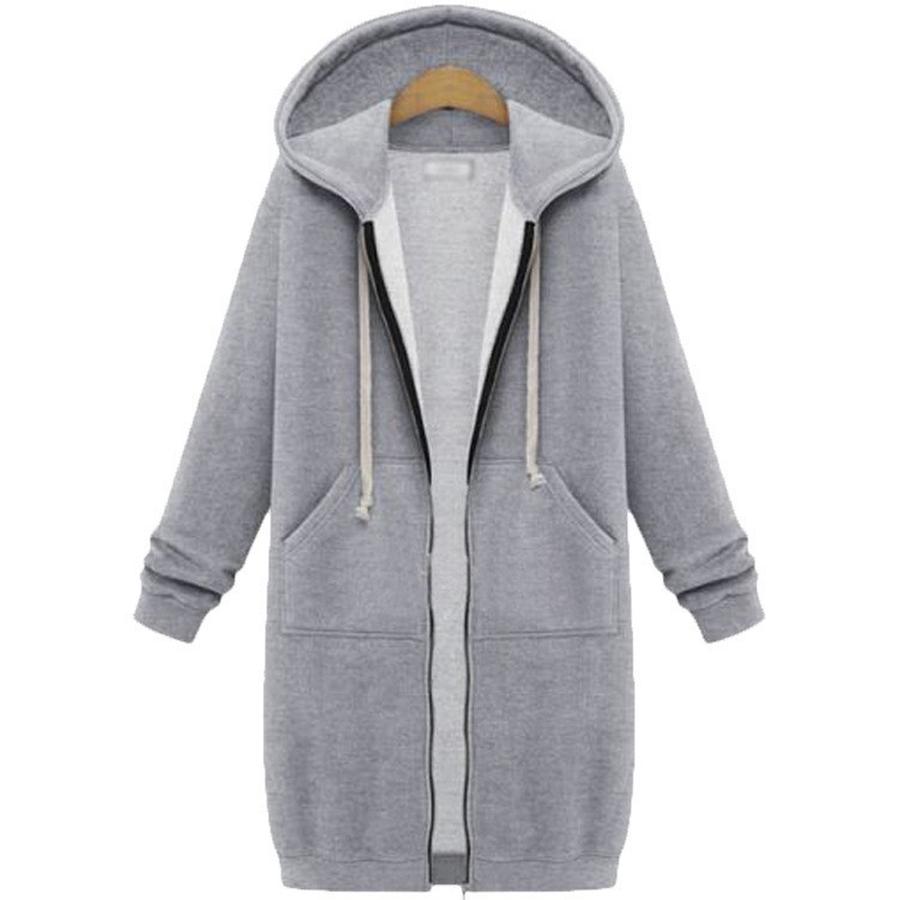 Fall Winter Women's Sweatshirt Long Sleeve Hoodie Coat