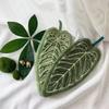 2 Pieces, Tropical Plant Leaf Hand Towels, Simple, Lifelike, Soft, Absorbent, Quick-drying, Plant-shaped Kitchen Hanging Towel