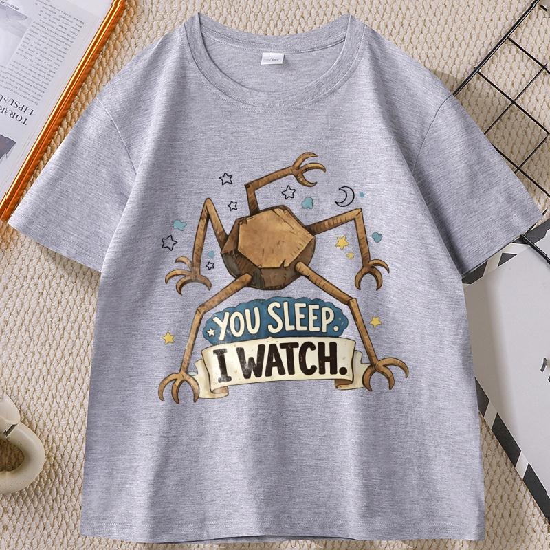 You Sleep I Watch Maglietta Retro Alieno T-shirt Project Hail Mary Rocky T-shirt Stampata Larga Comoda Magliette Girocollo