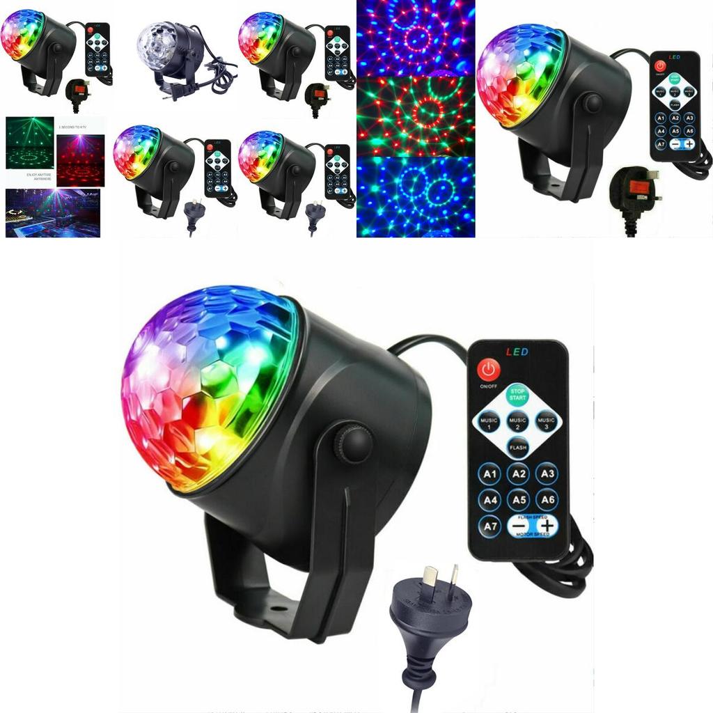 Colorful Led Stage Lights With Remote Control Perfect For Parties And Events