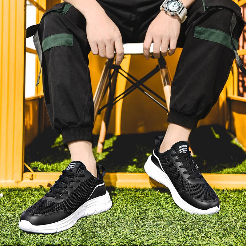 Lace-up Mesh Shoes 2024 Summer Men Sneakers Lightweight Men's Casual Shoes Walking Footwear Tenis Masculino Zapatillas Hombre