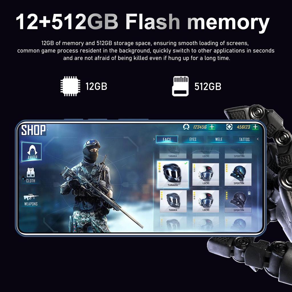 GT10 Pro Smartphone 12+512G High-End Android Phone