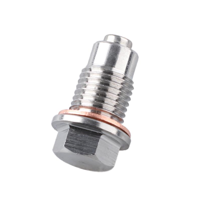 M12x1.25/1.5/1.75 M14x1.5 M16x1.5 M18x1.5 Magnetic Stainless Steel Oil Drain Plug Sump Drain Nut Bolt with Gasket Crush Fuel System Fittings7