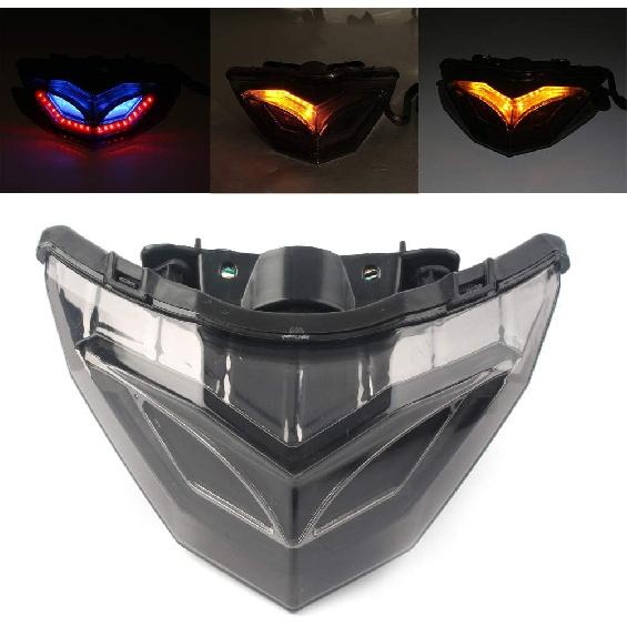 GZYF Motorcycle Integrated Taillight Brake Turn Signal Lamp for Kawasaki Ninja 250R 300 2013-2017