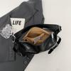 Vintage Fashion Women Shoulder Crossbody Bags Y2K Belt Design Solid Color Underarm Bag  Luxury Designer Purses And Handbags