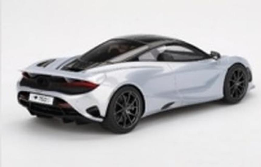 TOP SPEED Scale McLaren 750S Ice Silver Finished Product TS0546 1/18