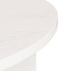 Coffee Table Set 2 Pcs White Solid Pine Wood