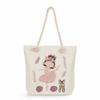 Ballet Print Thick Rope Single-shoulder Beach Bag 7246 CLE