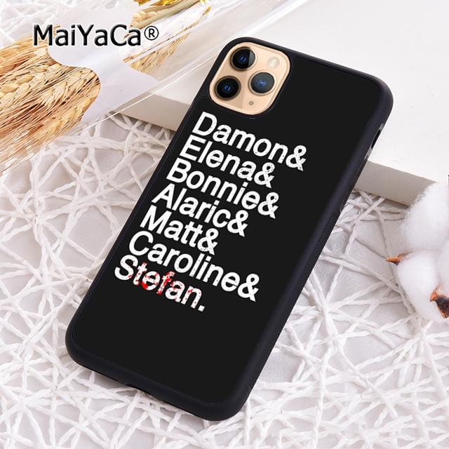 

MaiYaCa The Vampire Diaries Quotes Art Phone Case For iPhone 17 Air 16 15 plus 11 12 13 14 pro max shell coque iPhone 11pro max