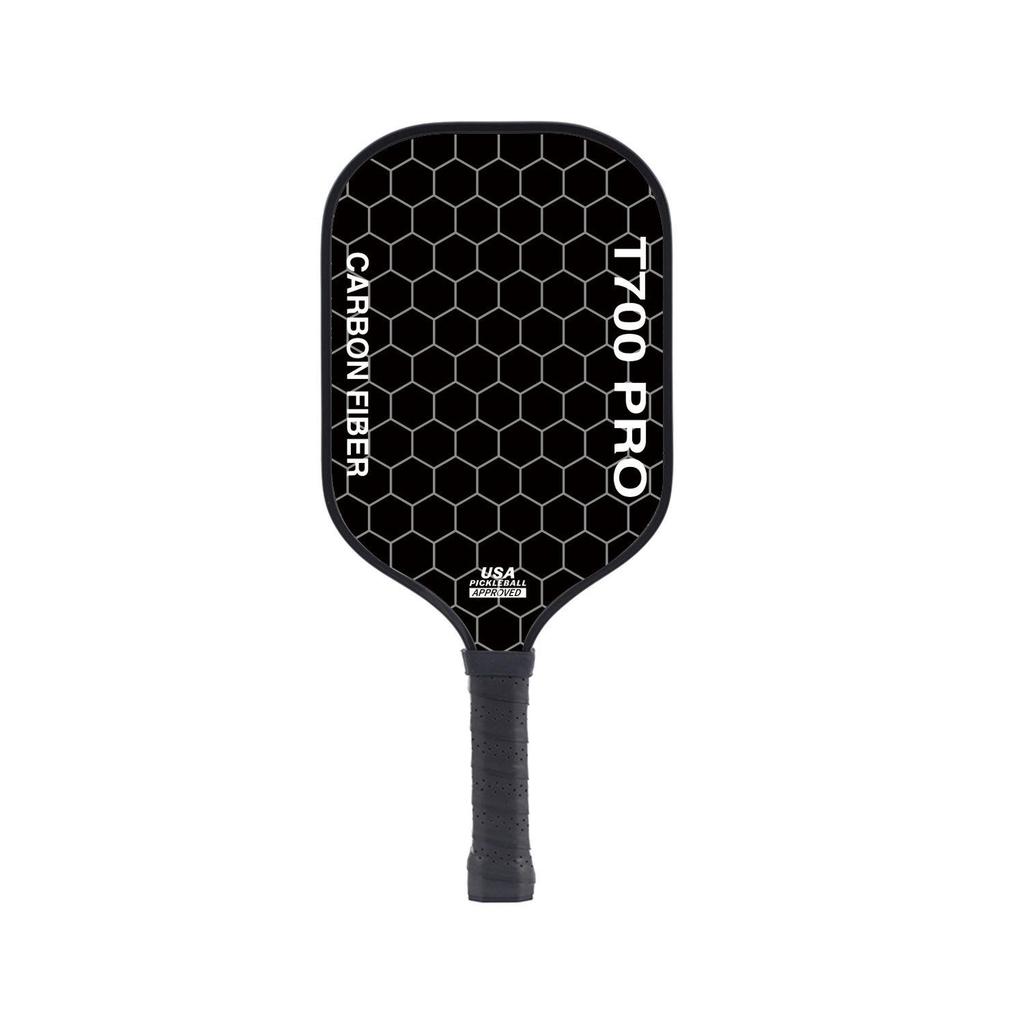 T700 Carbon Fiber Pickleball Paddle with Cloth Texture Frosting, 16mm Thickness, Professional Competition Quality.