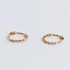 Less Is More 14K Gold One-touch Twist Earring
