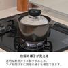 HARIO Rice Cooker Plus Transparent Banko Ceramic No Heat Adjustment Recipe Clay Pot (1-2 servings) - Design, Ware, Heat-Resistant Glass, Coating,