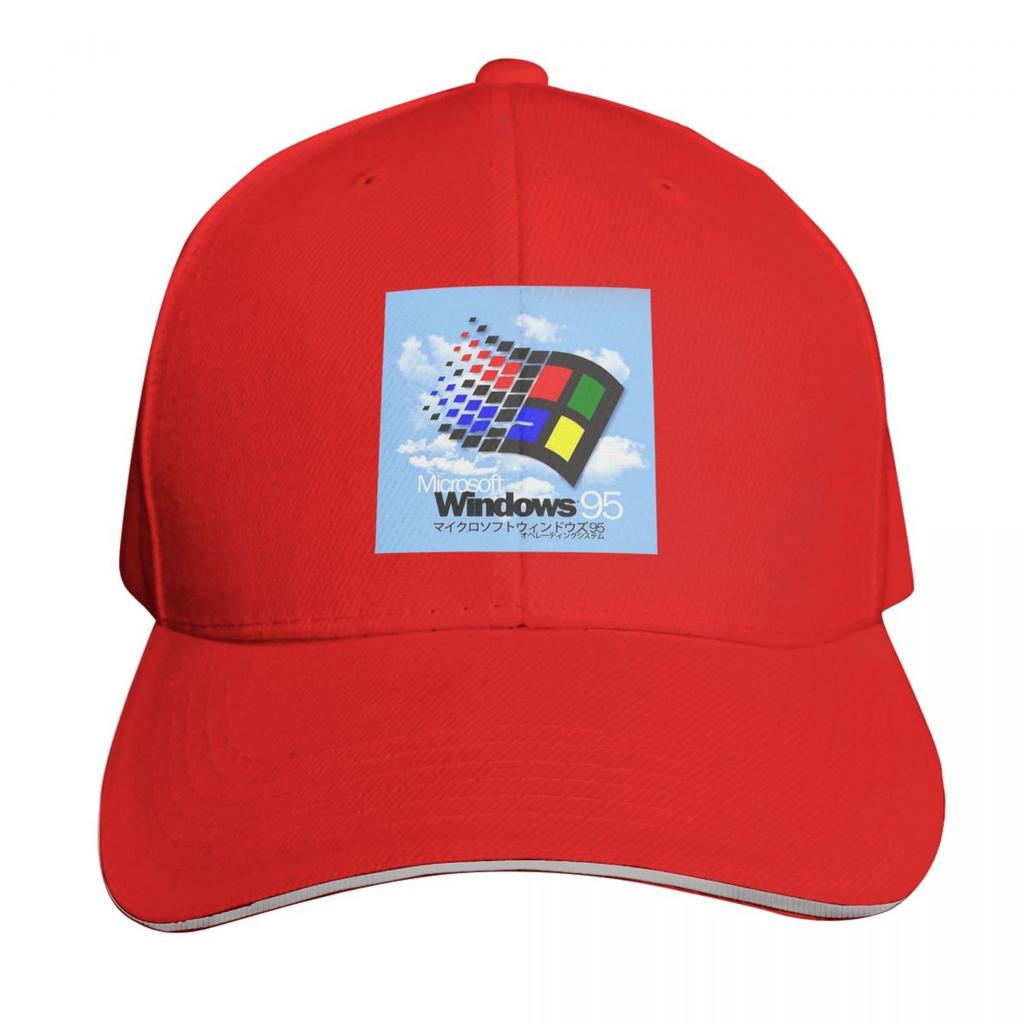Windows 95 Geeks Nerd Kappe Mode Lässig Baseballkappen Verstellbarer Hut Hip Hop Sommer Unisex Baseballkappen