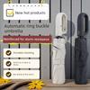 Automatic Folding Umbrella with Hook, Portable, Enlarged, Thickened, Reinforced, Suitable for Men and Women, Dual-Use for Sun and Rain