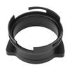 Dosing Funnel Aluminium Alloy Splash Proof Rotatable Coffee Dosing Ring for 54mm Portafilter Black