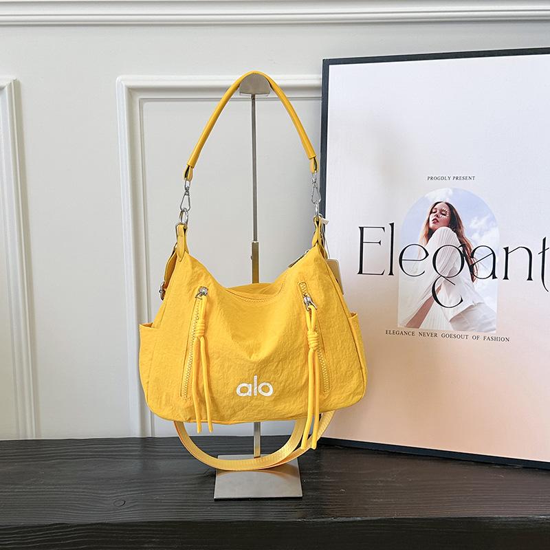 Nova Bolsa de Yoga Simples e Leve Bolsa Transversal Feminina Nova Bolsa de Nylon de Axila Tendência de Ombro Único