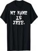 Maglietta Divertente Il Mio Nome È Jeff
