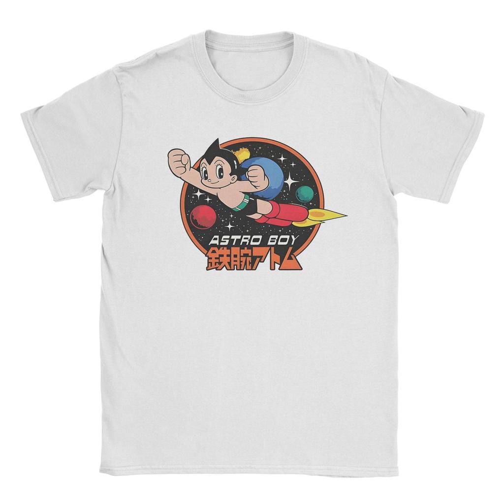 Astro Boy T-Shirts Men Vintage Cotton Tee Shirt Crew Neck Short Sleeve T Shirt Gift Idea Clothes