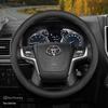 Toyota Prado/Land Cruiser 24: Coprivolante in Vera Pelle Antiscivolo Ultra-Sottile