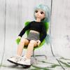 Simulation Mini Chair Miniature Furniture Plastic Egg Chair Dollhouse Chairs  Playing House