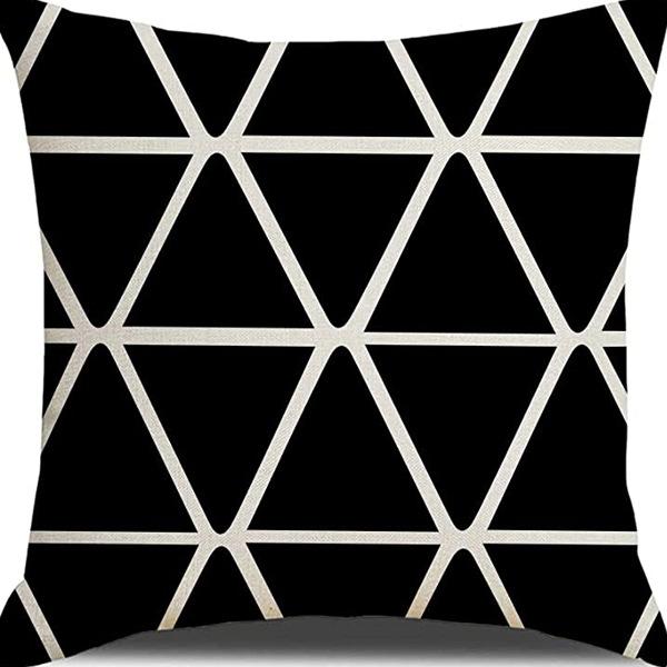 Popular Simple Abstract Geometric Pillow Case Nordic Morandi Home Sofa Car Cushion Cover