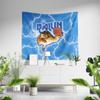 Aertemisi Big Floppa Balling Tapestry Wall Hanging Art for Bedroom Living Room Decor Party Backdrop