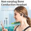 Open-Ear-Sport-Headset BT 5.0 Knochenleitung Leichter Kopfhörer Schweißresistent Ohr Hängend