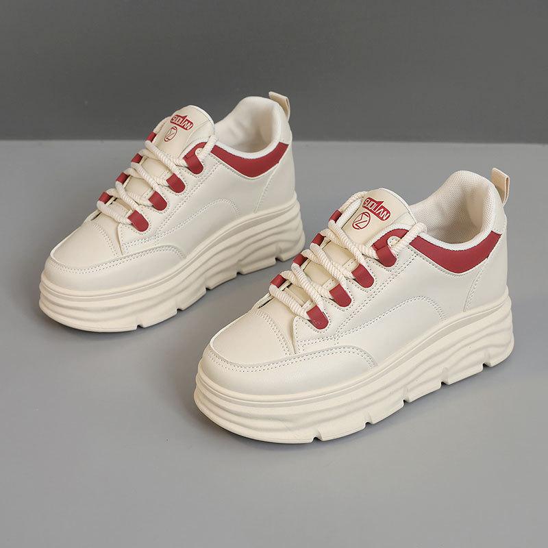 Fashion 2025 Women Shoes Spring Hot Sale Breathable All-match Platform Casual Sneakers Girl Student Flats Board Shoe Mujer Fast Shipping