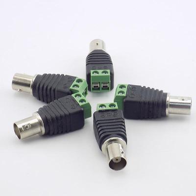 5 adet Koaksiyel CAT5 Video Balun Adaptör Fişi 12V DC BNC Dişi Konnektör Led Şerit Işıklar CCTV Kamera Aksesuarları için