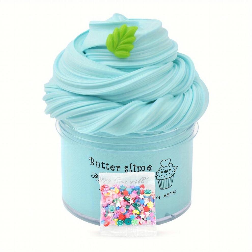 Slime Set Soft And Non Sticky Yellow Apricot Cyan Slime Toys DIY Slime Toy Interesting Toy For Birthday Parties And Events