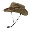 Western wind fisherman hat men's and women's summer outdoor camping mountaineering sun hat shading sun protection Spice girl cowboy hat