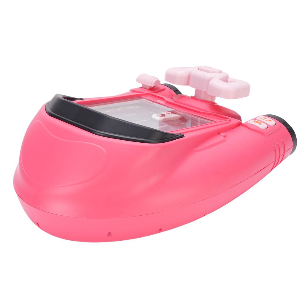 Lenkrad Rennwagen Spielzeug Eltern-Kind Interaktive Rennspielkonsole für Kinder Pink