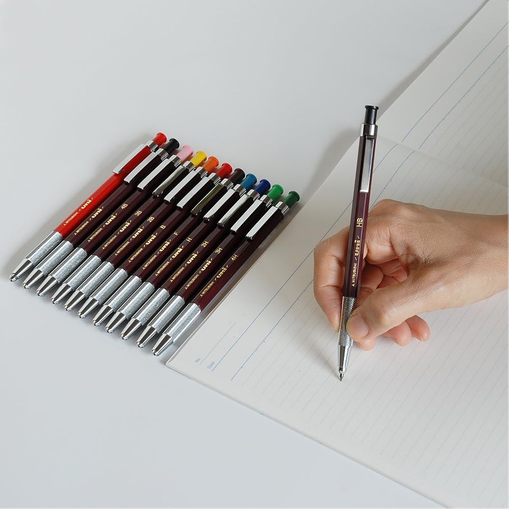 Mitsubishi Pencil Mechanical Pencil Uniholder 2 Construction Red Lead MH500.15