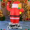 5.91FT Christmas Inflatable Toys Xmas Yard Lawn Party Decoration Santa Claus Gift Home Supplies Ornament Festive with LED Lit
