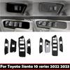 RHD Für Toyota Sienta 10 Serie ABS Innen Tür Fensterheber Glas Aufstieg Schalter Tasten Abdeckung Formteil Autozubehör
